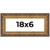 PosterPalooza | Panoramic Museum Gold Picture Frame - UV Acrylic, Foam Board Backing, Hanging Hardware - 2 of 4