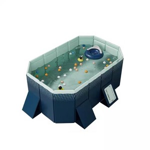 Racxily Foldable PVC Pool for Adults & Kids, Portable Outdoor Swimming Pool for Summer Backyard, Patio, Garden - 1 of 4
