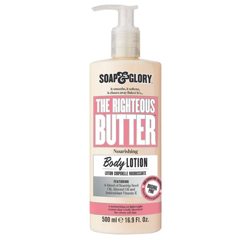 Soap &#38; Glory The Righteous Butter Moisturizing Body Lotion - Original Pink Scent - 16.9 fl oz, 1 of 10