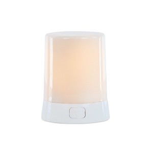 FIA Flame LED Designer Candle – 3"H Orange Glow Flameless Candle with Timer, Remote & USB Charging by Melrose - 1 of 3