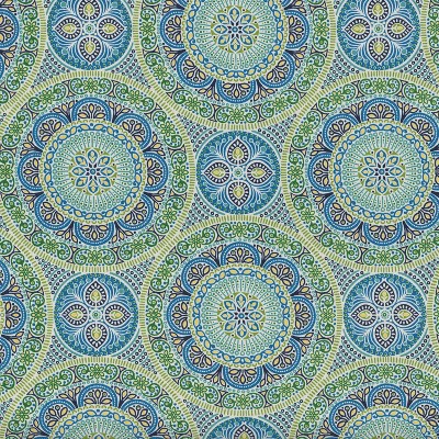 Delancey Lagoon Blue Tufted Loveseat Cushion with Recycled Polyester Fill
