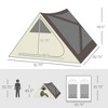 Aghana Digitals 2-3 Person Instant Pop Up Camping Tent - Waterproof with Mesh Windows, Rainfly, - 3 of 4
