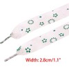 INSPIRE CHIC Flower Prints Flat Chiffon Colorful Shoe Laces 1 Pair - 2 of 4