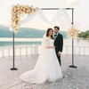 VEVOR Backdrop Stand, 8.5 x 10 ft Adjustable Photo Backdrop Stand Kit, Portable Background Backdrop Stand with 7 Crossbars, Black - 2 of 4