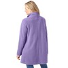 Woman Within Plus Size Fleece Swing Funnel-Neck Coat - 3 of 4