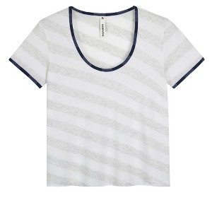 Spruce Fashion Stripe Bias Tee - 1 of 2