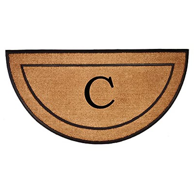 Calloway Mills 106573672C The General Monogram Doormat, 24" x 36", Letter C