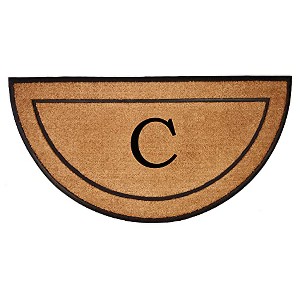 Calloway Mills 106573672C The General Monogram Doormat, 24" x 36", Letter C - 1 of 2