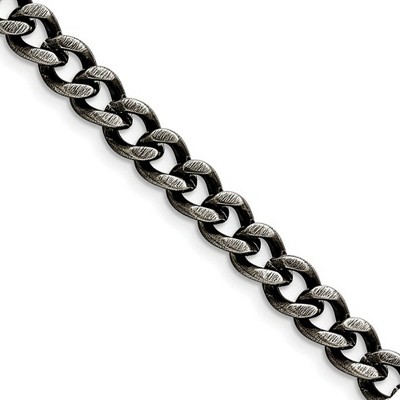 COOLSTEELANDBEYOND Biker Mens Steel Dragon Head Square Franco Link C