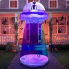 Joyfy 9 FT Tall Halloween Inflatable Outdoor Decoration, Inflatable UFO with Built-in LEDs for Halloween Party Yard Garden Lawn Outside Decoration - 4 of 4
