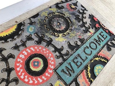 1'6x2'6/18x30 Welcome to our Home Doormat Black - Threshold™