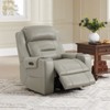 Spruce & Spring Power Genuine Leather Recliner Chair Lay Flat Recliner - 3 of 3