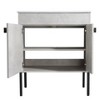 SEVOBAL Bathroom Storage Cabinets Bathroom Vanity Freestanding or Floating Design for Contemporary Homes, Gray, 29.3"*17.9"*34.3" - 2 of 4