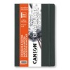 Canson Graduate Sketch & Notes Art Book, Dark Gray, Soft Cover Binding, 92 Sheet, 5.5x8.5 inch, Pack of 5 - 2 of 4