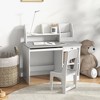 Whisen Kids Desk and Chair Set with Storage, Study Desk with Chair for Children 5-8 Years Old, Gift for Kids - Gray - 2 of 4