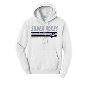 Adult Lamar High School Silver Foxes Name & Graphic Classic Fleece
