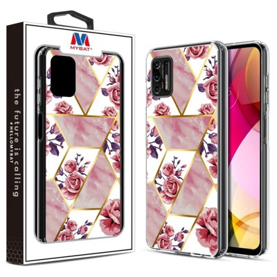 Mybat Protector Cover Case Compatible With Motorola Moto G Stylus (2021) - Electroplated Roses Marbling : Target