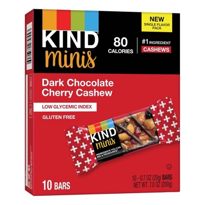 KIND Minis Dark Chocolate Cherry - 10ct