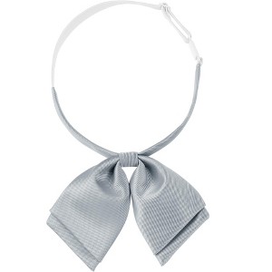 Elerevyo Women's Adjustable Satin Classic Bow Tie - 1 of 4