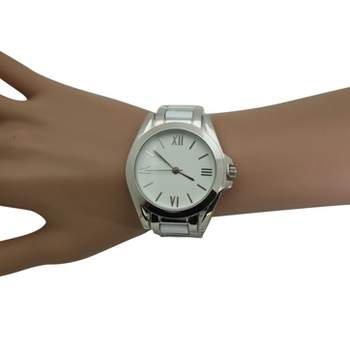 OLIVIA PRATT TWO TONE PASTEL COLORS AND METAL WATCH