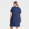 Women's Cloud Knit Pajama T-Shirt Dress - Auden™ - 2 of 3