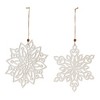 Melrose Wood Snowflake Ornament (Set of 12) - 4 of 4