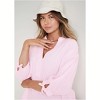 VENUS Womens Textured Oversized Blouse - 4 of 4