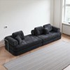 104" Sectional Couch Chenille Deep Seat Memory Foam Modular Chaise No Assembly Required 4 Seat Living Room Bedroom - 3 of 4