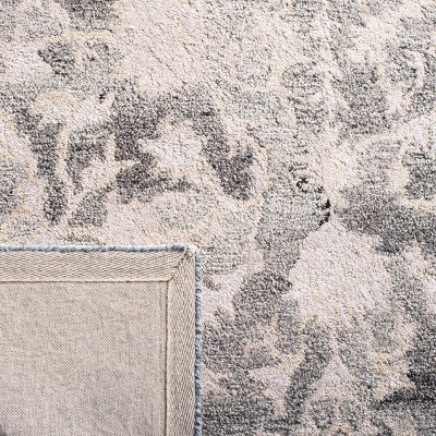 Hand-Tufted Blue and Beige Wool Blend Abstract 4' x 6' Area Rug