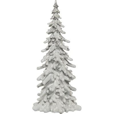 Transpac Resin 21.5 in. White Christmas Sparkle Tree