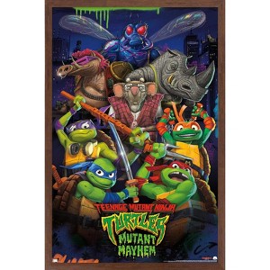 Trends International Teenage Mutant Ninja Turtles: Mutant Mayhem -  Group Framed Wall Poster Prints - 1 of 4