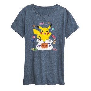 Women's - Pokémon - Gotta Eat Em All Short Sleeve Graphic T-Shirt - 1 of 4