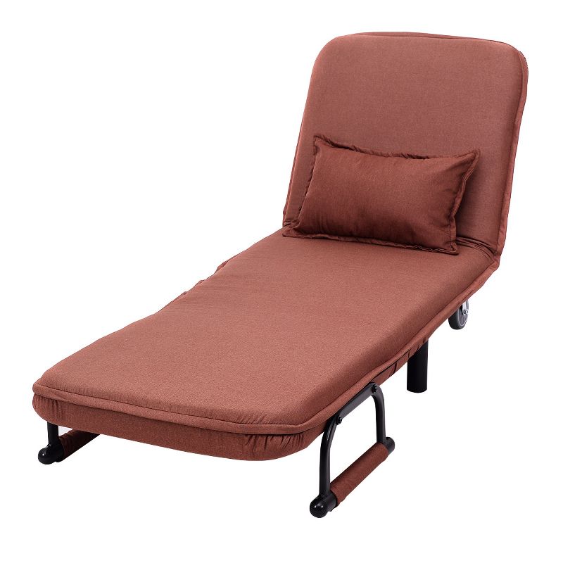 Tangkula Folding Sofa Bed Sleeper Armchair Lounge Couch 5 Position Home Furniture, 2 of 11