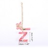 Unique Bargains Heart Sequin Letter Z Butterfly Tassel Water Cup Pendant Pink 1 Pc - 2 of 4