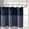 PAGED Faux Silk Lightweight Dupioni Fabric Shower Curtain,Shower Curtains for Bathroom,Machine Washable - 4 of 4