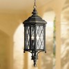Minka Lavery Vintage Outdoor Hanging Light Fixture Black Damp Rated 31 3/4" Clear Beveled Glass for Post Exterior Porch Yard Patio - 2 of 2
