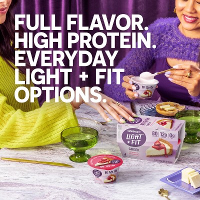 Light + Fit Apple Cinnamon Greek Yogurt - 12g Protein 21.2oz/4ct