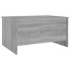 vidaXL Coffee Table Gray Sonoma 31.5"x21.9"x16.3" Engineered Wood - 3 of 4