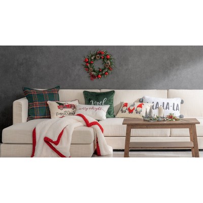 Fa la la la Bell Garland Lumbar Pillow – Sewing Down South