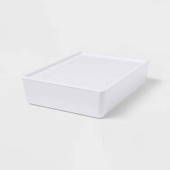 6L Stacking Bin with Lid White - Brightroom™