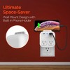 HyperGear Wall Adapter Power Strip with Dual USB and AC Outlets | White - 4 of 4
