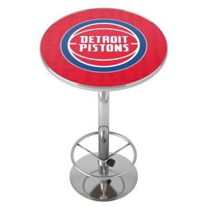 NBA Bar Table with Footrest by Trademark Gameroom - 1 of 4