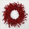 Northlight 22" Unlit Red Berries Artificial Christmas Wreath - 2 of 4