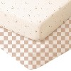 LISM 52"x28" Crib Sheets for Standard Crib Mattress set of 2 - 2 of 4