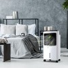 Tangkula 3-IN-1 Portable AC Cooling Fan Evaporative Air Cooler & Humidifier with 3-Mode, 3-Speed, 7.5H Timer Function, Remote Control Cooler White - 4 of 4