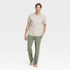 Men's Knit Pajama Pants - Goodfellow & Co™ Green - 3 of 3