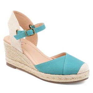 Journee Collection Womens Ashlyn Wedge Heel Espadrille Sandals - 1 of 4