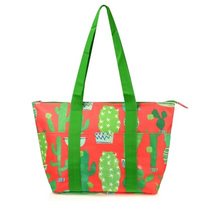 green cooler bag