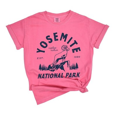 Simply Sage Market Women's Vintage Yosemite National Park Short Sleeve Garment Dyed Tee