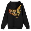38 Special Rockin' Into The Night Adult Black Long Sleeve Hooded Sweatshirt - 2 of 4